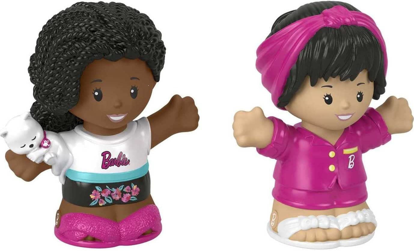 Little People Barbie 2 Bonecas com Pijama e Gatinho - Ri Happy