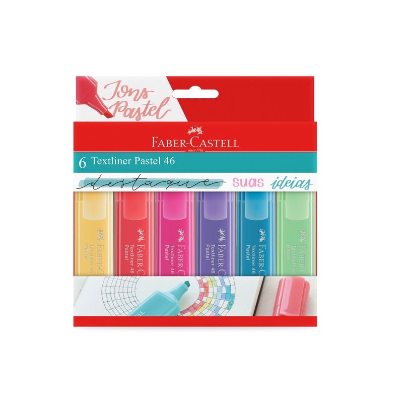 Conjunto-De-Marca-Texto-Textliner---Faber-Castell---Ponta-Pincel---06-Cores-0