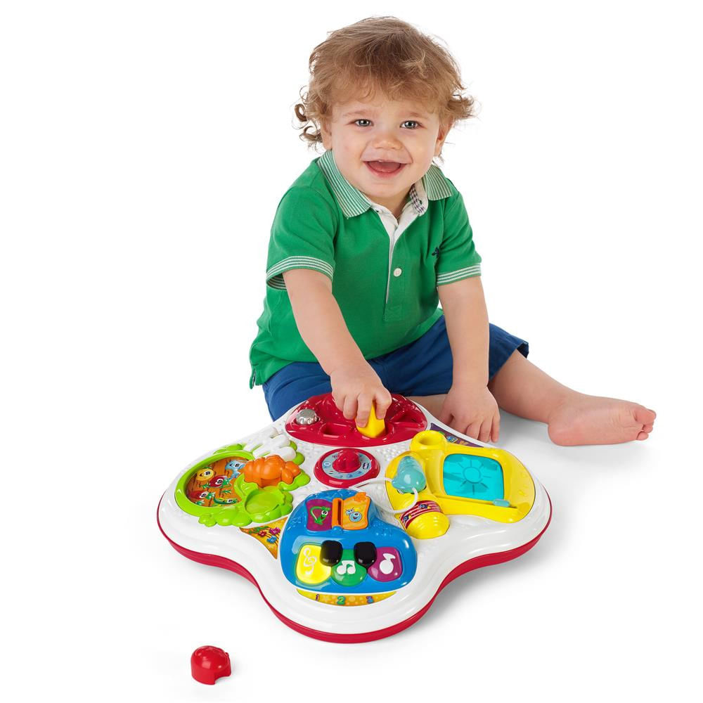 Mesa de Atividades Chicco Crescer e Aprender Bilíngue ABC Ri Happy