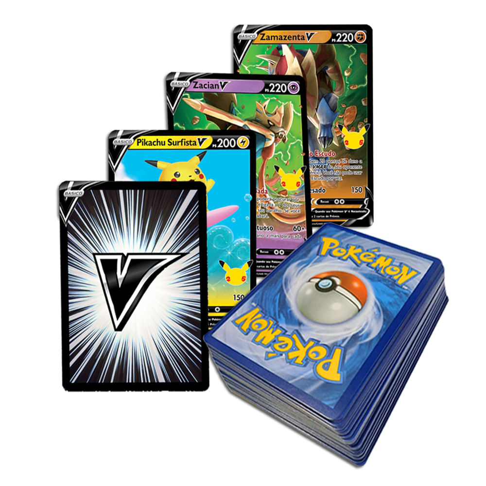 cartas pokemon, lote cartas pokemon, 50 cartinhas pokemon, tcg pokémon -  Personal Game Toys