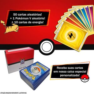 Lote 50 cartas originais aleatórias Pokémon - Sem repetidas em Promoção na  Americanas