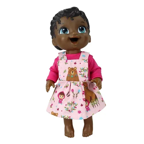 Roupa boneca para baby alive - vestido floral - casinha 4 no Shoptime