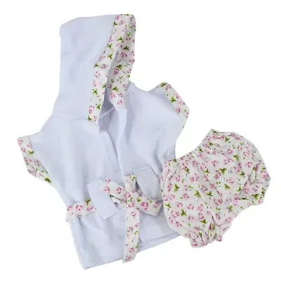 KIT ROUPA BONECA BABY ALIVE - ROUPAO DE BANHO GIRL - CASINHA 4 - Ri Happy