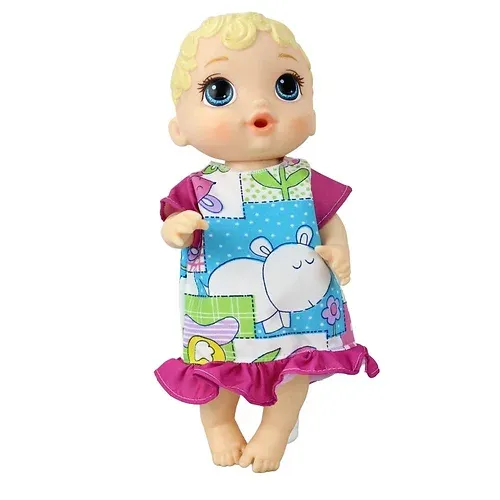 ROUPA BONECA BABY ALIVE- VESTIDO ZOO CASINHA Ri Happy