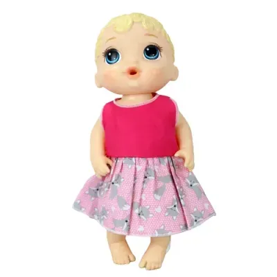 Roupas para bonecas padrão baby Alive e similares 4 vestidos