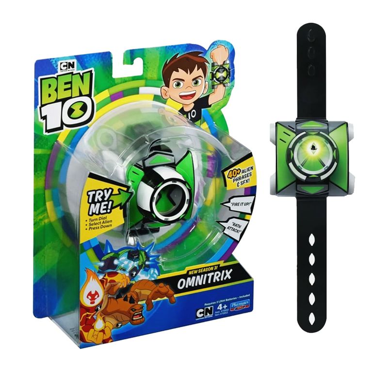 Brinquedo Relógio Omnitrix Ben 10 Modificador De Voz Sons - Miko Toys