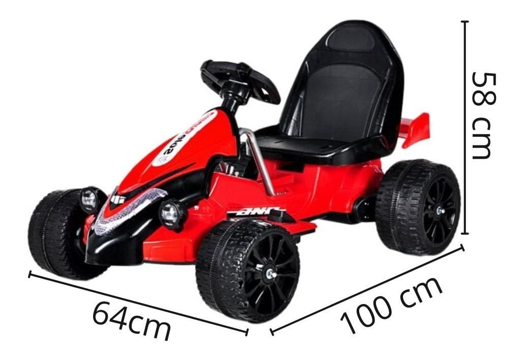 Mini Kart Elétrico Infantil 24V Carro Criança Vermelho Brinqway Bw-208 Vm -  BEST SALE SHOP