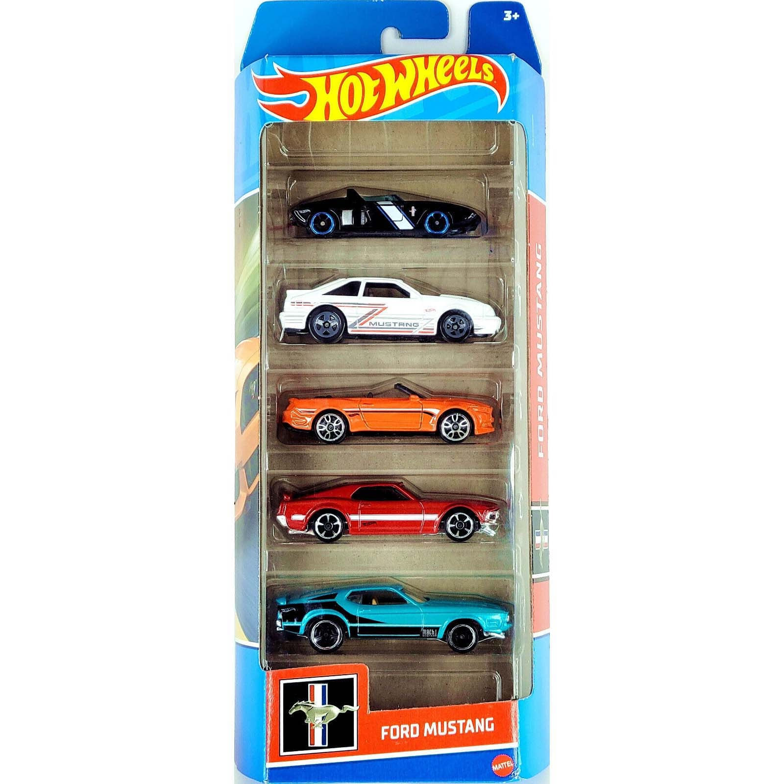 Pack 5 Hot Wheels - Ford Mustang - HFV92 - Ri Happy