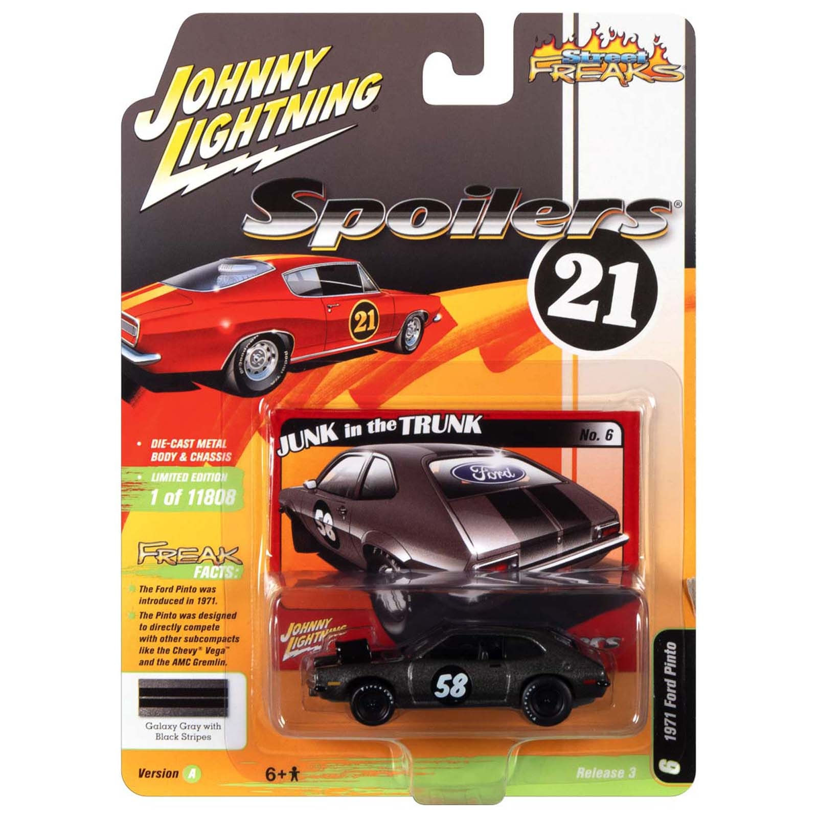 Miniatura - 1:64 - 1971 Ford Pinto - Street Freaks - Johnny