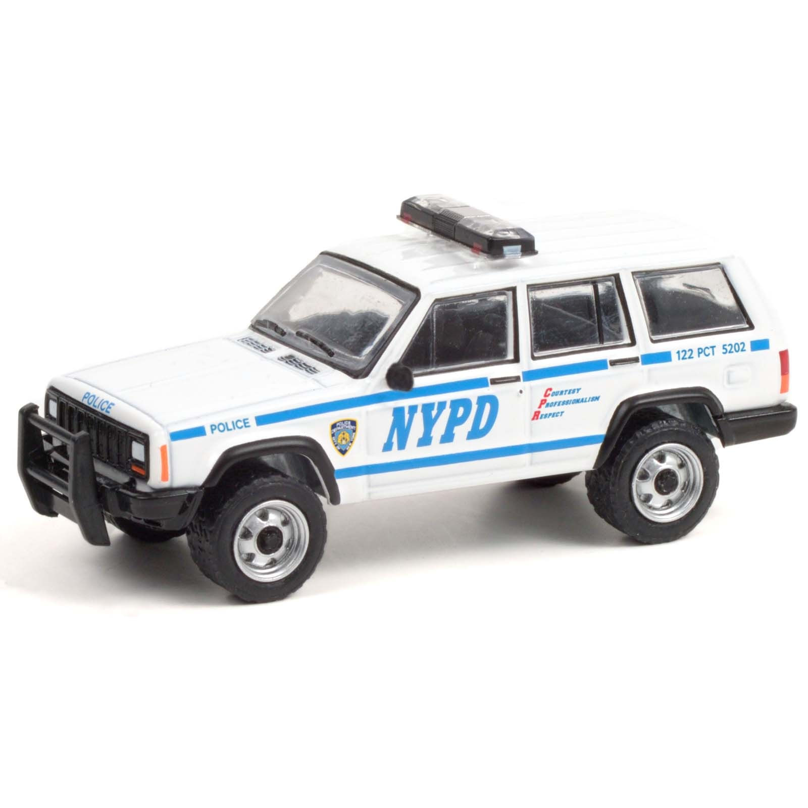 Miniatura - 1:64 - 1997 Jeep Cherokee New York City Police Dept