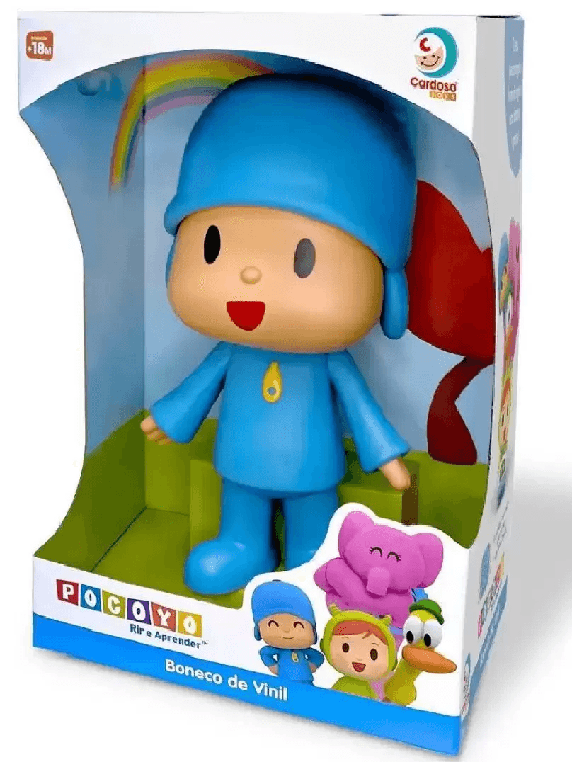 Turma Do Pocoyo Boneco De Vinil Pocoyo Grande 28 Cm - Cardoso 3050 - Ri ...