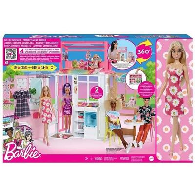 Casa da Barbie Glam com Boneca HCD48 - Mattel - Happily Brinquedos