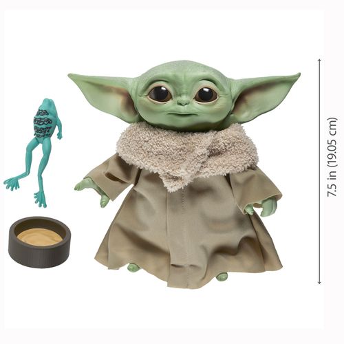 Pelúcia Interativa - 19 Cm - Disney - Star Wars - The Mandalorian - Baby Yoda - Hasbro