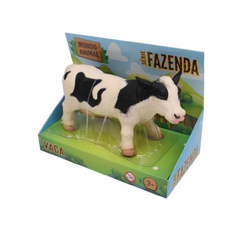 Figura-de-PVC---Mundo-Animal---Animais-da-Fazenda---Vaca---FanFun-1