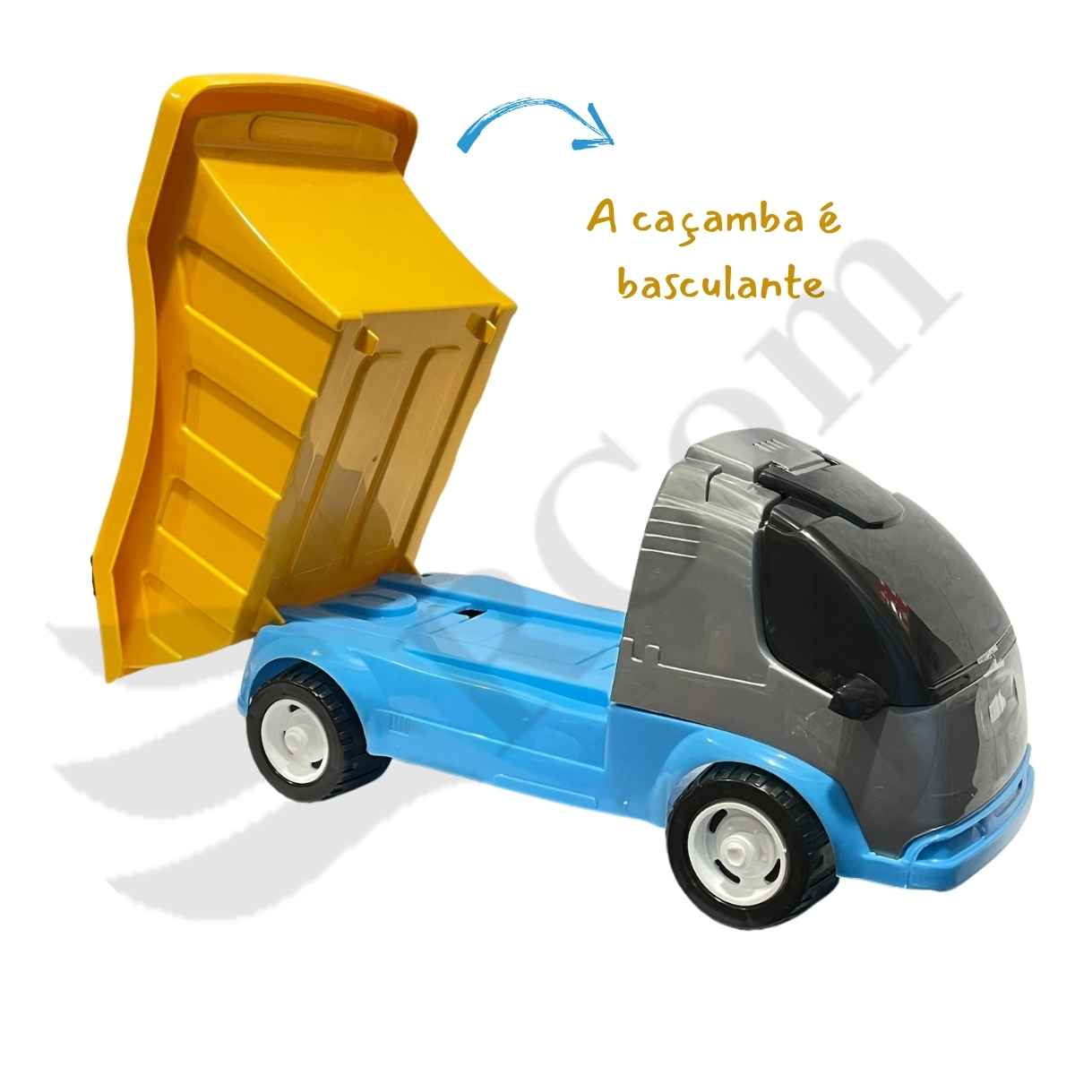 Caminhão Carrinho Caçamba Basculante Brinquedo Infantil
