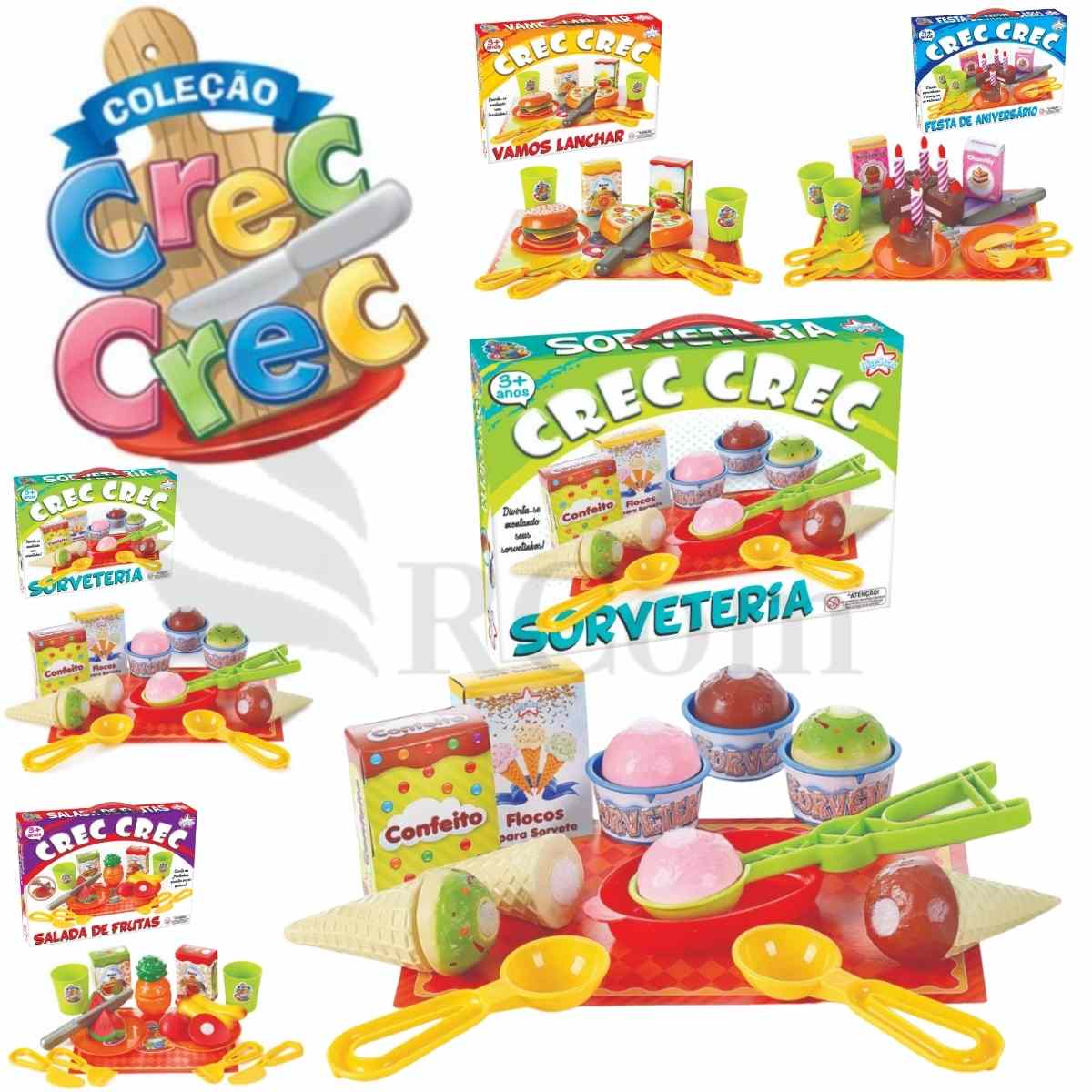Crec Crec Big Star Brinquedo Vários Modelos Playset Comidinhas e