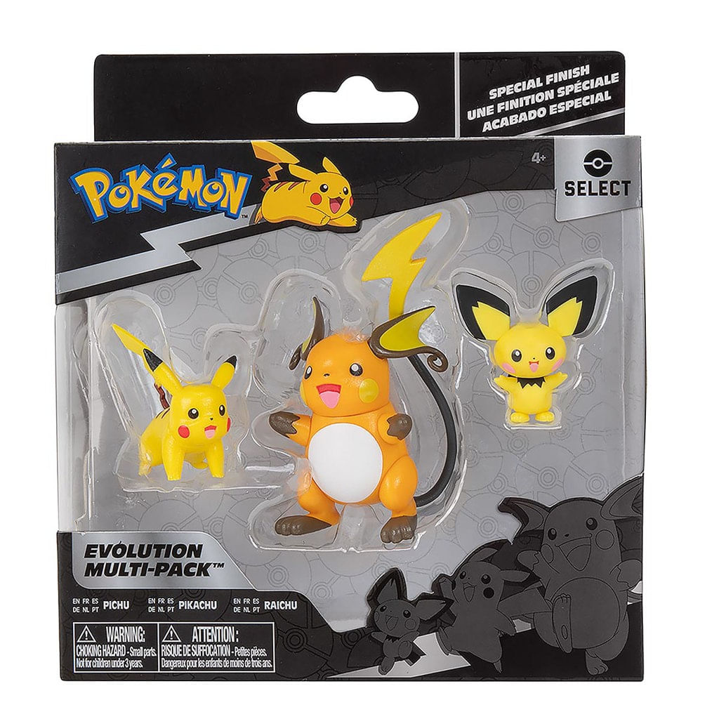 Bonecos Pokémon - Multi Pack 4 Figuras Evolução Eevee Sunny - Ri Happy
