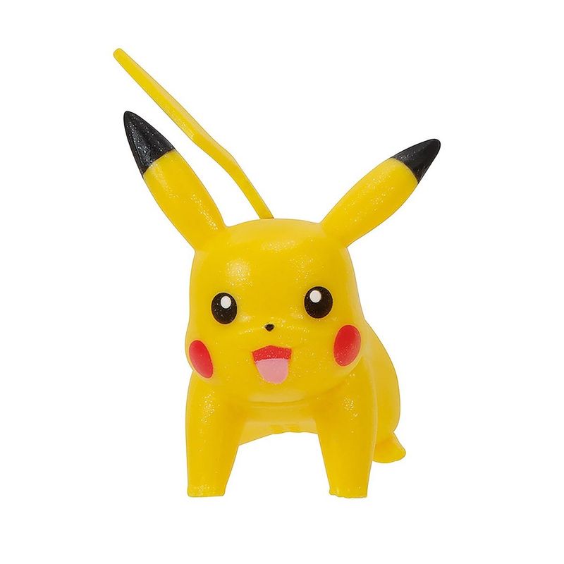 Figura Pichu - Pikachu - Raichu, Pokemon - Sunny Brinquedos