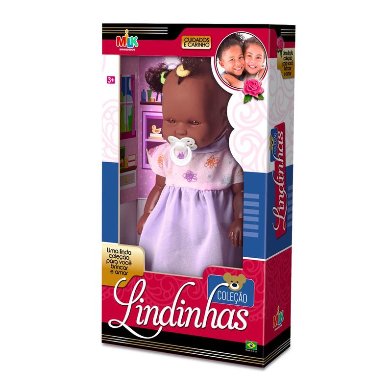 Boneca-Bebe---Colecao-Lindinhas---Milk-Brinquedos-0
