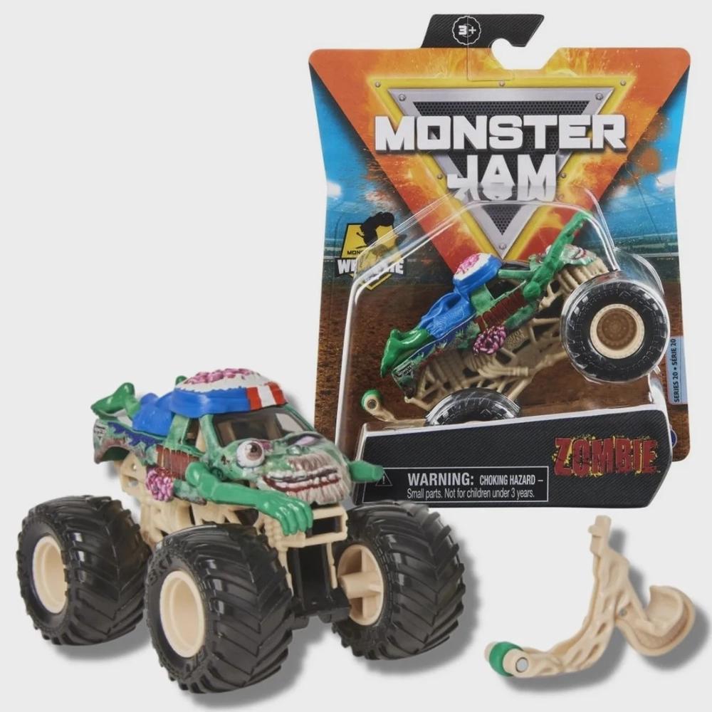 Caminhão Monster Jam Zombie 2023 - Escala 1:64 - Spin Master