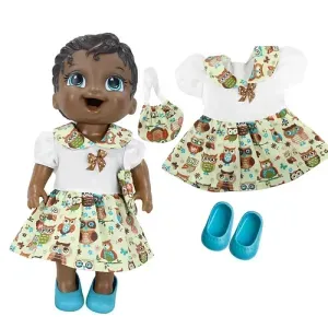 Roupa Boneca Baby Alive Hasbro Original - Kit Ratinhos