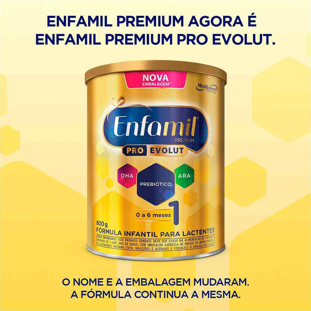 Fórmula Infantil Enfamil Premium 1 Lata 800g - PBKIDS Brinquedos