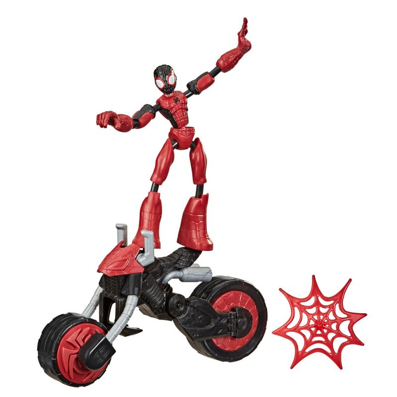 Boneco-Marvel-Bend-and-Flex-Flex-Rider-Spider-Man-2-em-1-com-Moto---Homem-Aranha---F0236---Hasbro-0