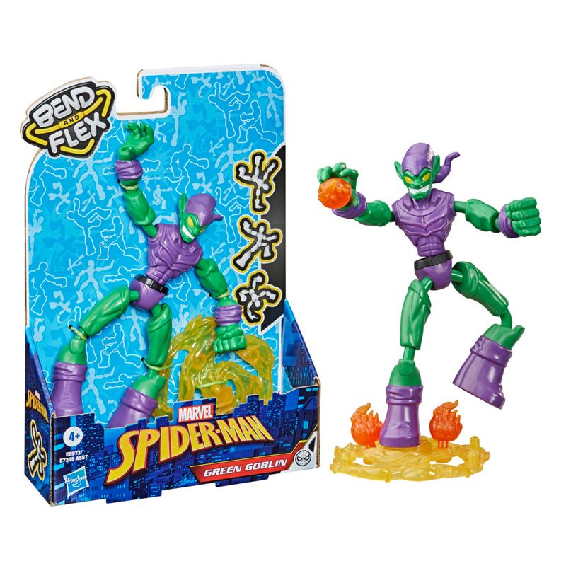 Marvel-Figura-Flexivel-de-15-cm-Homem-Aranha-Bend-and-Flex---Duende-Verde---E8973---Hasbro-2