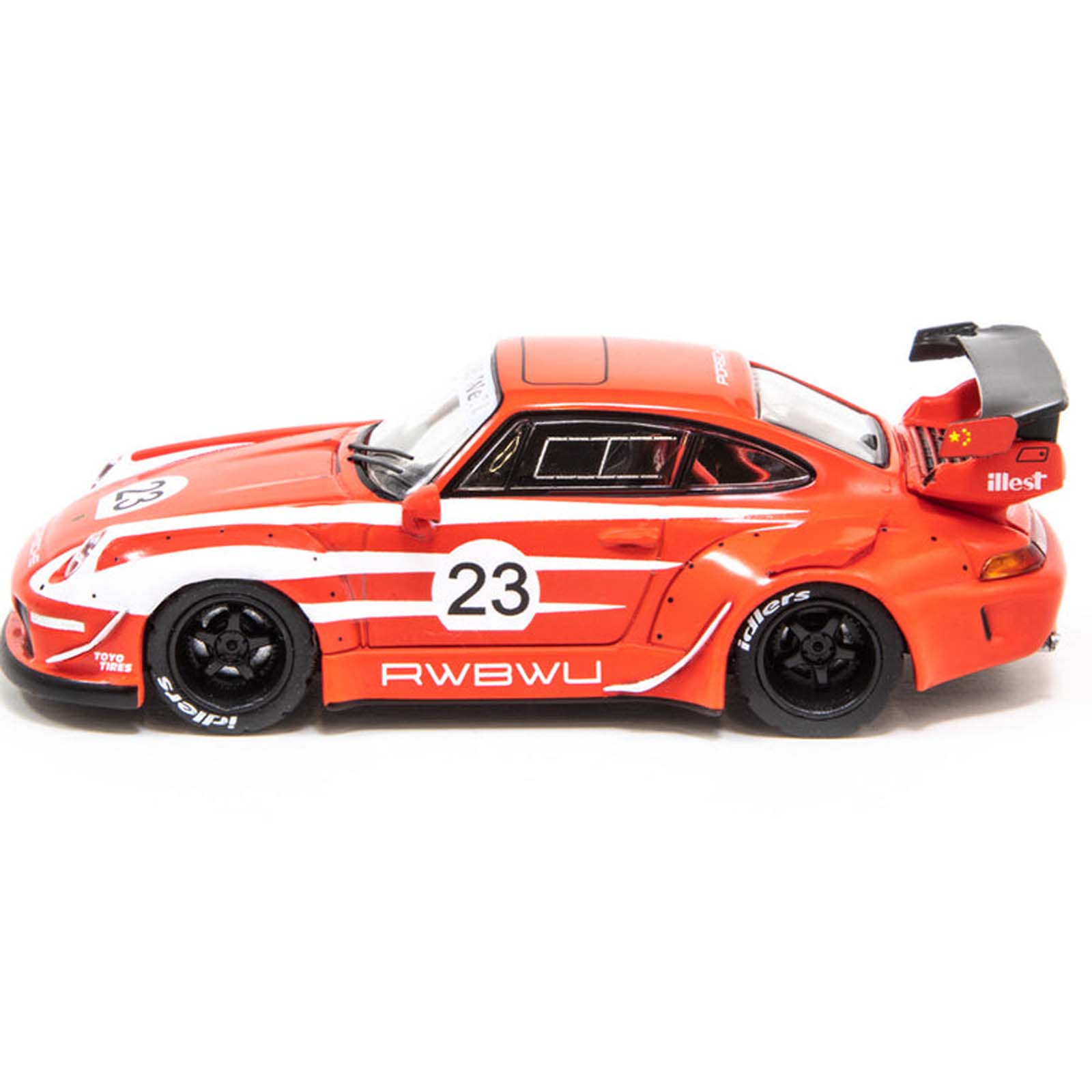 Miniatura - 1:64 - Porsche RWB 993 WU - Tarmac Works - Ri Happy