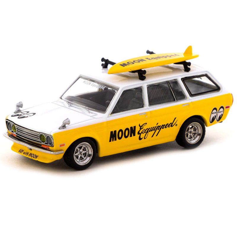Miniatura - 1:64 - Datsun Bluebird 510 Wagon Mooneye Surf