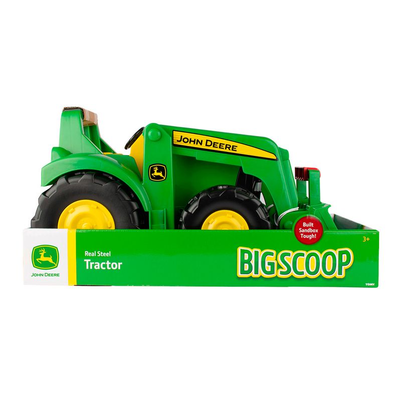 Miniatura-de-Trator---John-Deere---Big-Scoop-Tractor-With-Loader---Burigotto-2