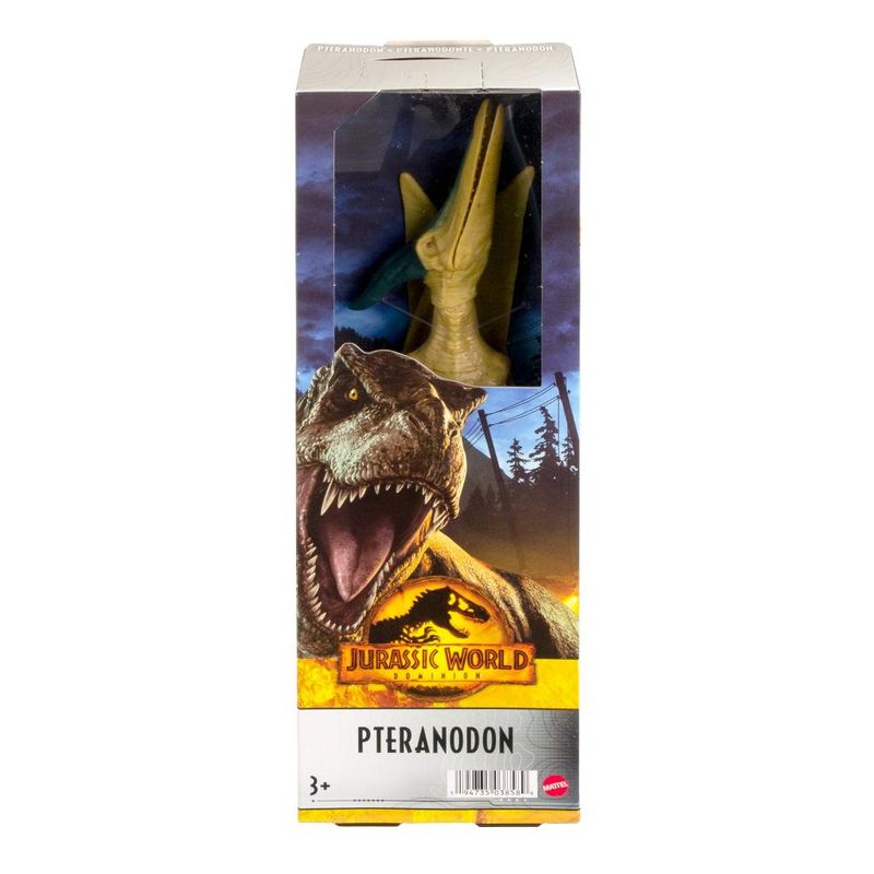 Figura de Ação - Jurassic World - Pteranodon - Cinza - 30 cm - Mattel