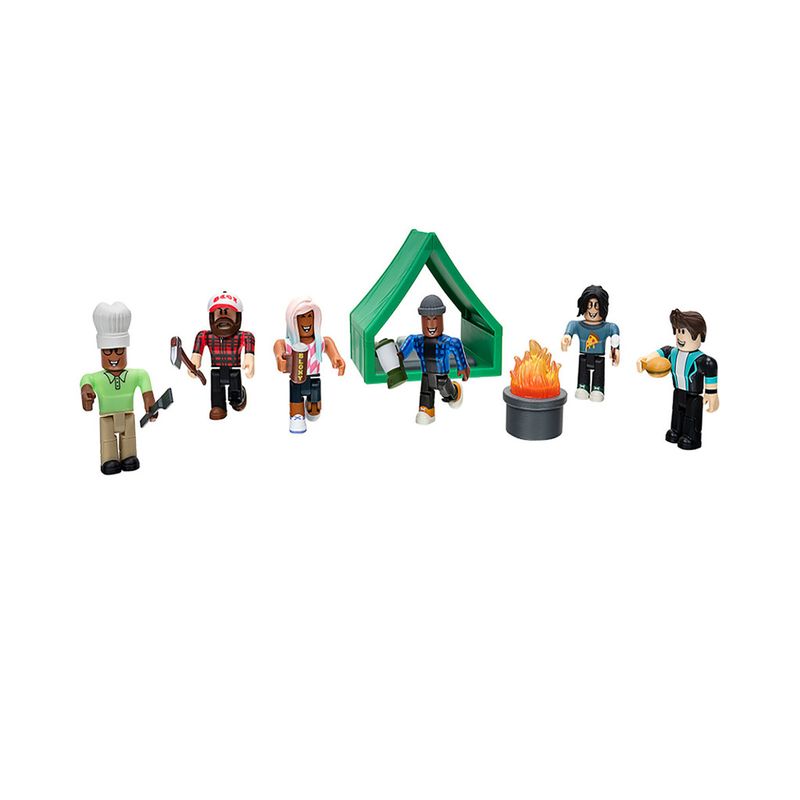 Conjunto de Mini Figuras - Roblox - Welcome To Bloxburg Camping Crew - Sunny