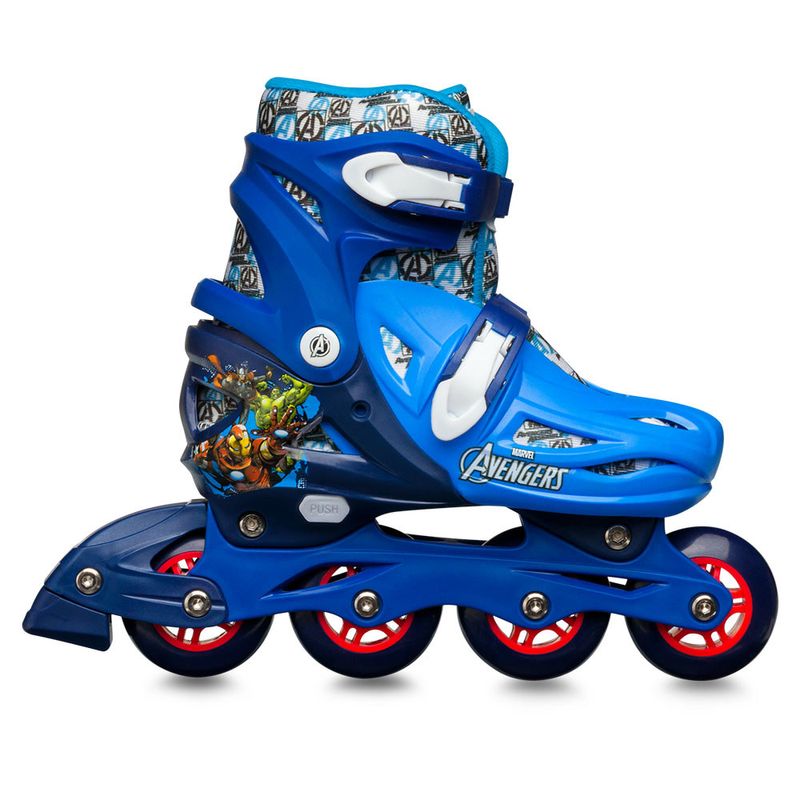 Patins-Ajustavel---Marvel---Vingadores---Inline---Tam-35-38---Multikids---Azul-2