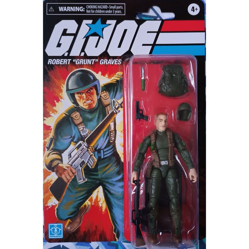 G.i. Joe Retrô Robert Grunt Graves - Hasbro - E8857 - Ri Happy