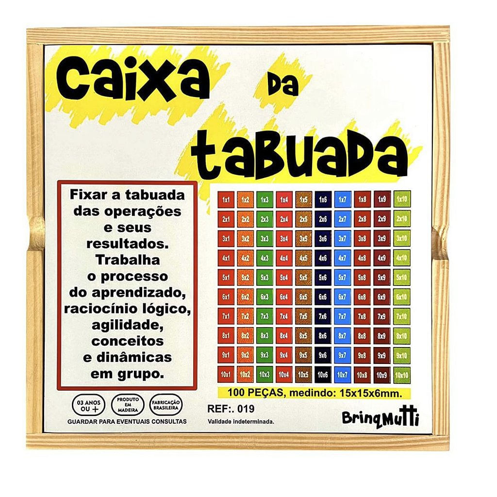 Tabuada Divertida - Toia Brinquedos