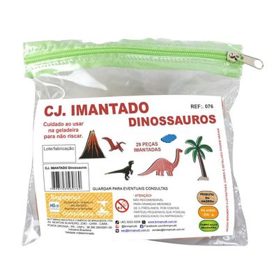 Dinossauros - Brinquedo Educativo Imantado - Ioiô de Pano Brinquedos  Educativos