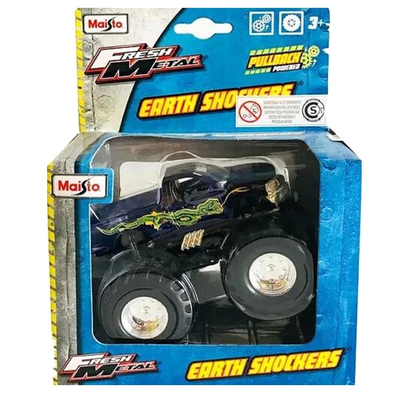 Miniatura Monster Truck Ford F150 Flareside Fresh Metal - Ri Happy