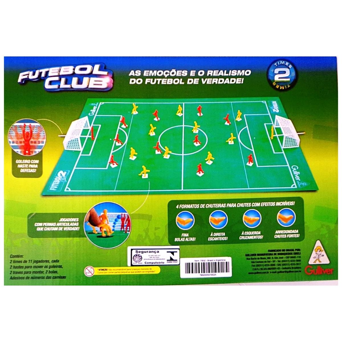 Jogo de Futebol - Futebol Club - Brasil x Argentina - Gulliver