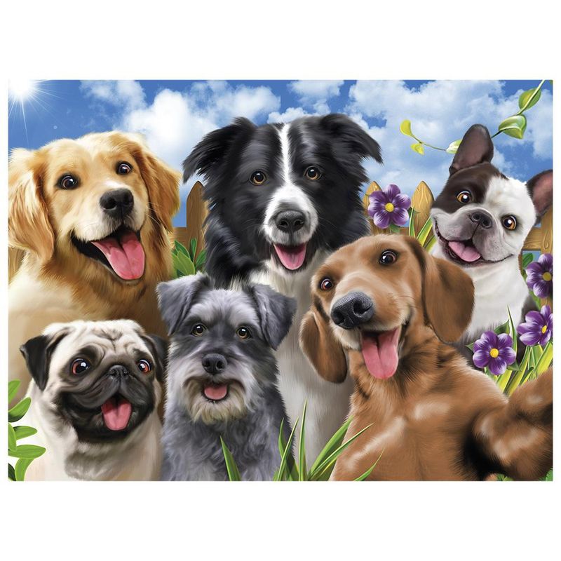 Quebra Cabeça - 500 Peças - Selfie Pets - Cachorros - Grow