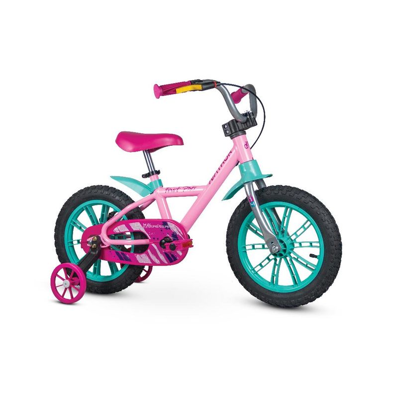 Bicicleta---Aro-14---First-Pro---Rosa-0