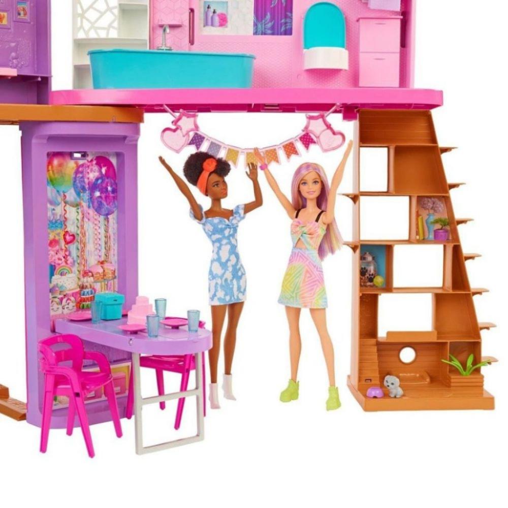 Playset Barbie Mattel Casa de Férias Malibu HCD50 - Ri Happy