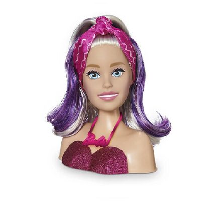 Boneca Barbie Styling Head Faces Busto Barbie Acessórios E