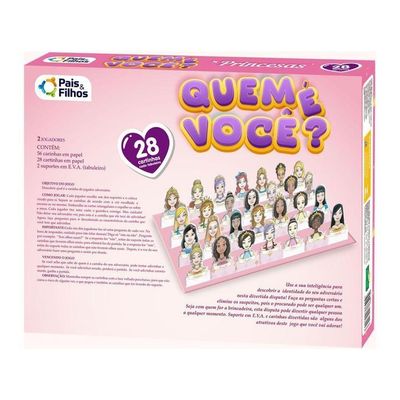 Jogo Quem É Voce Super Jogos - Pais E Filhos