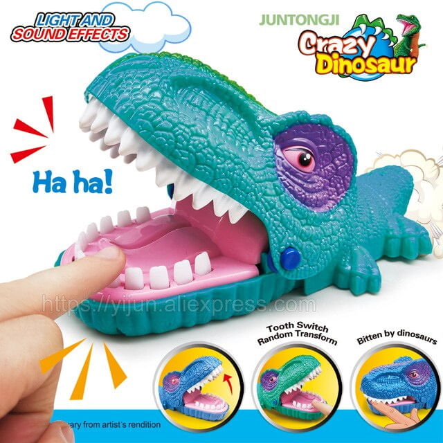 Dentista do dinossauro - Jogos de tabuleiro de dinossauros para crianças -  Dino Teeth Toys Game Para Crianças Design Na Forma De Uma Boca De Dinossauro,  Mantenha As Crianças Entretidas Fashionteyy