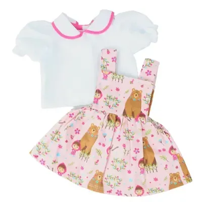 KIT ROUPA BONECA PARA REBORN 46/56CM - 8 ITENS JARDINEIRA INDIOZINHOS  CASINHA 4 - Ri Happy