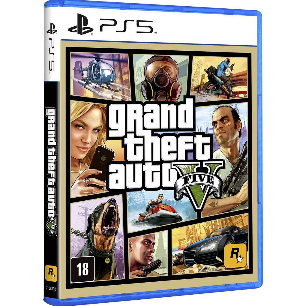 Jogo PS5 - Playstation - GTA V - Sony