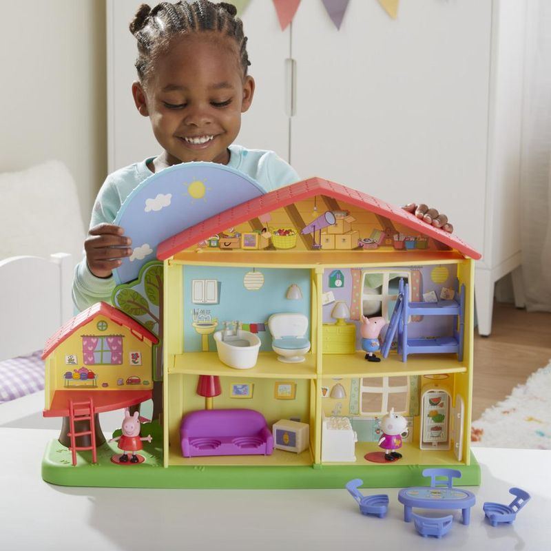 Playset e Mini Figuras - Peppa Pig - Casa da Peppa - Diversão