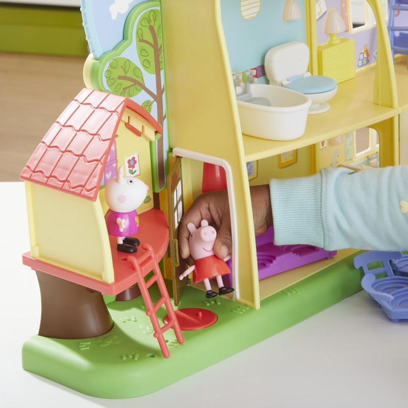 Casa Da Família Da Peppa Pig Com Som E Luz 55 Cm Dtc