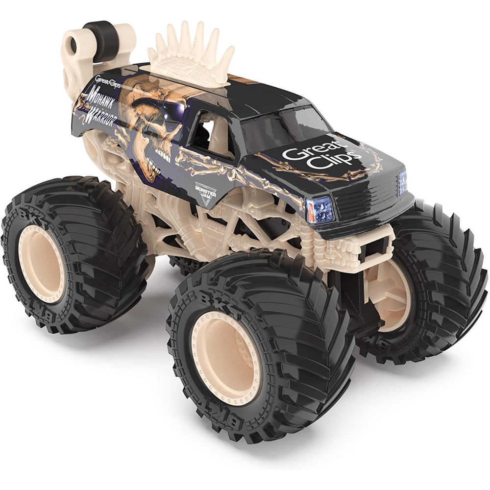 Monster Jam Veículo 1:64 Mohawk Warrior - Sunny 2746 - PBKIDS